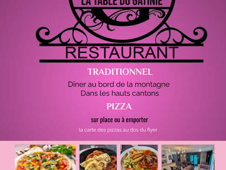 LA TABLE DU GATINIÉ