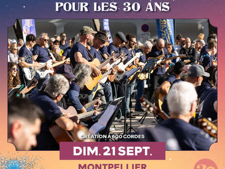 100 GUITARES POUR LES 30 ANS