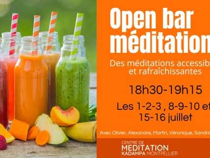 OPEN BAR MÉDITATIONS - CENTRE MEDITATION KADAMPA VAJRASSATTVA