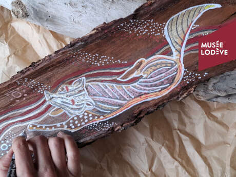 ATELIER DE L'EXPOSITION: PEINTURE SUR ÉCORCE