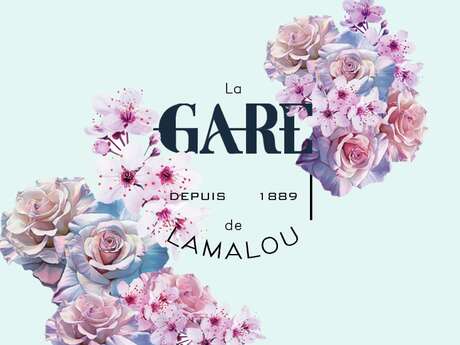 LA GARE DE LAMALOU : GITE LE SIMPLON ORIENT EXPRESS