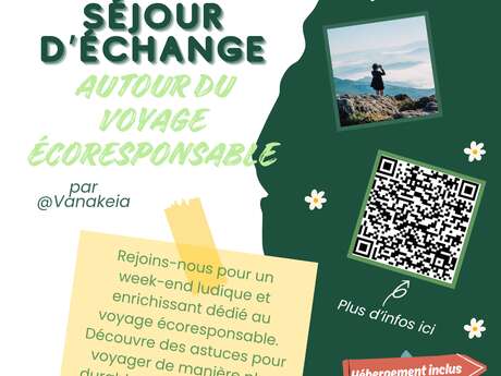 SÉJOUR D'ÉCHANGE AUTOUR DU VOYAGE ÉCO-RESPONSABLE