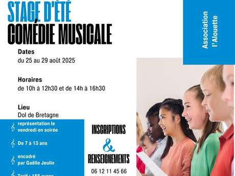 Stage d'été : comédie musicale