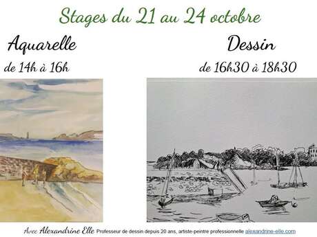 Stage de dessin au Café La flemme