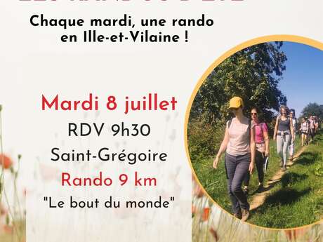 Rando d'été -  Le bout du monde à Saint-Grégoire