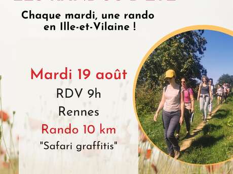 Rando d'été : safari graffitis à Rennes