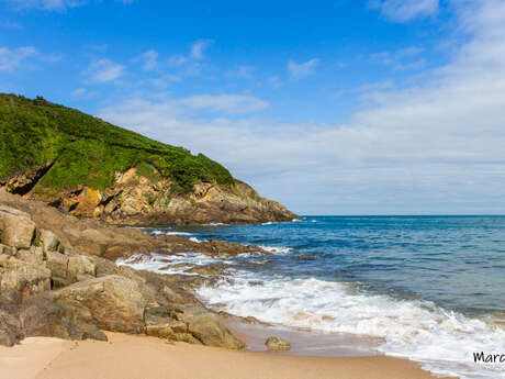 Randonnée plage du Guesclin