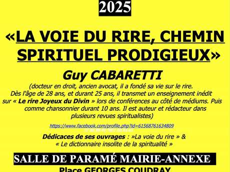 Conférence - "La voie du rire, chemin spirituel prodigieux"