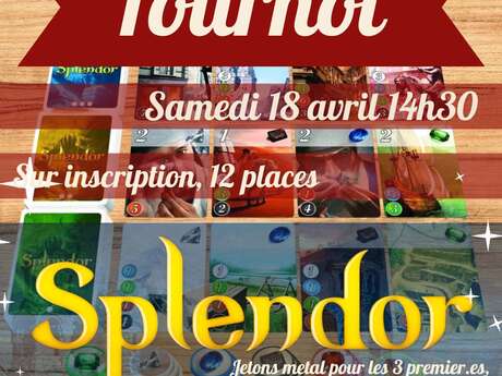 Tournoi de jeu Splendor
