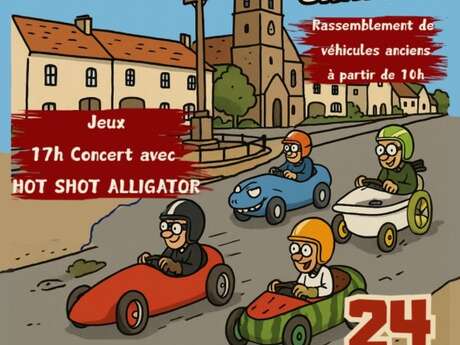 Course de voitures à pédales