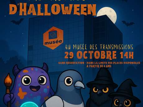 Halloween au musée des Transmissions avec Gaston le pigeon