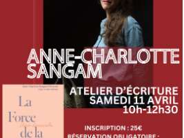 Atelier d'écriture avec Anne-Charlotte Sangam