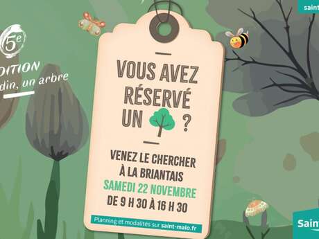 Un jardin, un arbre – Venez récupérer votre arbre !