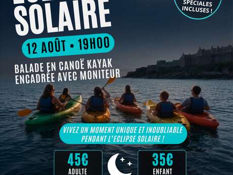 Sortie exclusive éclipse solaire avec Emeraude aventure