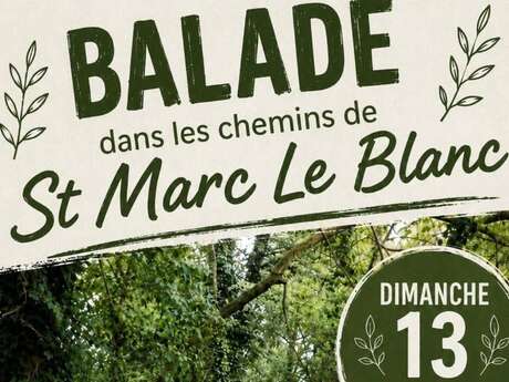 Balade dans les chemins de Saint-Marc-le-Blanc