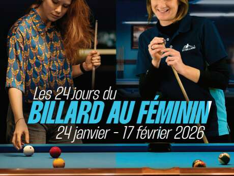 Les 24 jours du billard au féminin