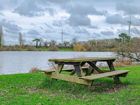 Sentier d'interprétation du parc éolien et de l'étang de Coisma