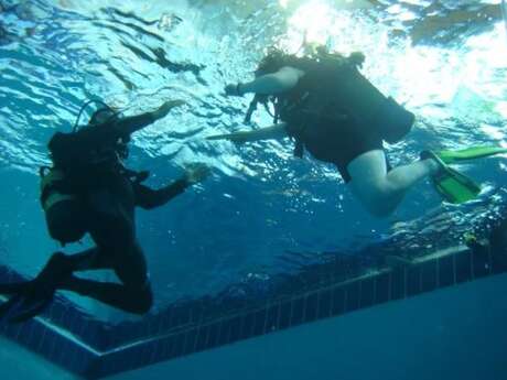 Baptême de plongée