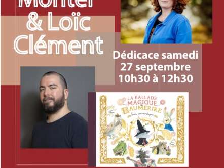 Dédicace avec Anne Montel & Loïc Clément  à La Droguerie Jeunesse