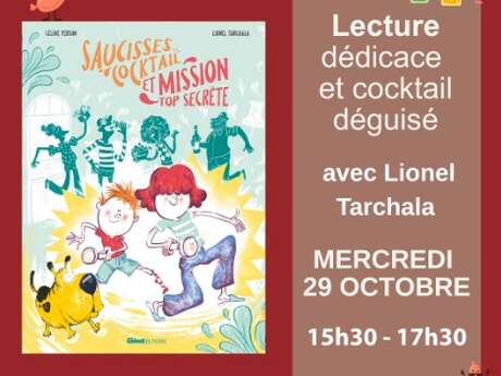Lecture, dédicace et cocktail déguisé à La Droguerie Jeunesse