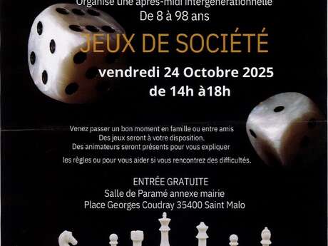 Après-midi jeux de société