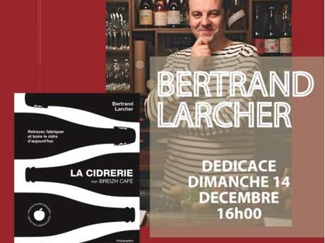 Dédicace avec Bertrand Larcher