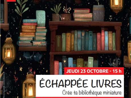 Echappées livres - Crée ta bibliothèque miniature