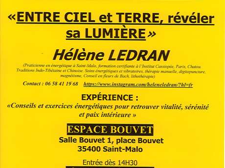 Conférence - Entre ciel et terre, révéler sa lumière