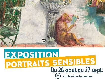 "Portraits sensibles" Exposition de dessins de Brézu | Médiathèque Quai des arts