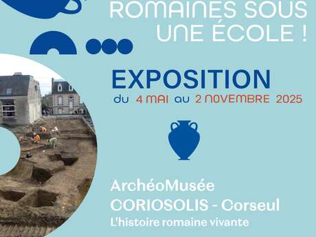 Caulnes, Histoires romaines sous une école !