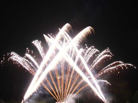 Feu d'artifice à Vitré