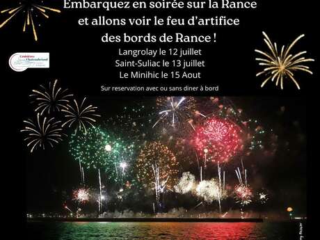 Croisières Chateaubriand - Feu d'artifice de Saint-Suliac