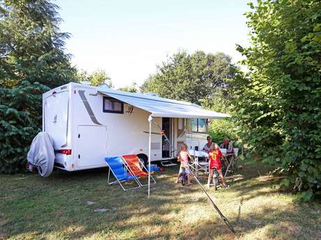 Aire du camping Huttopia