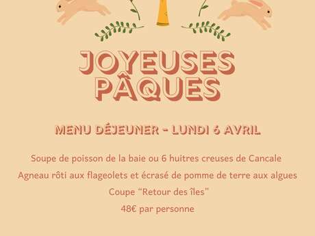 Déjeuner de Pâques à l'hôtel Alba