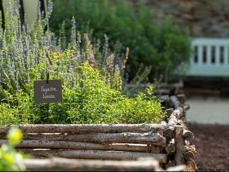 Le jardin médiéval et sa roseraie Le jardin médiéval et sa roseraie