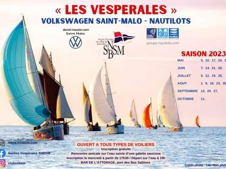 Les sorties voiles vespérales Les sorties voiles vespérales