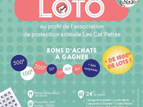 Loto de l'association Les Cat'Pattes