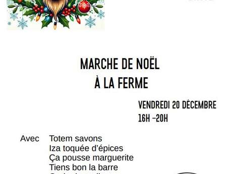 Marché de Noël à la ferme