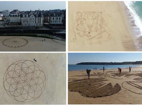 Initiations Beach Art Mandala Initiations Beach Art Mandala