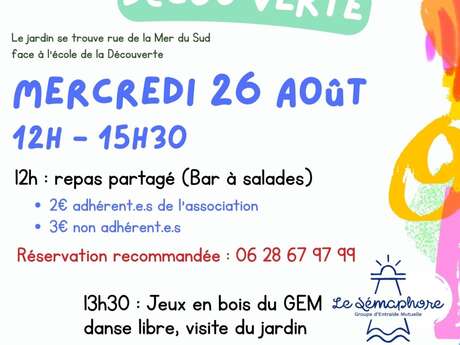 Fête du jardin partagé de la Décou’verte