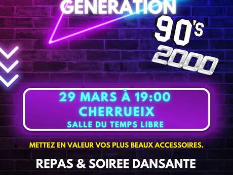 Soirée année 90/2000