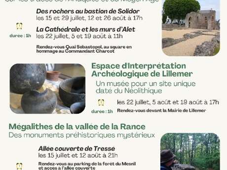 Visite archéologique animée - Cité d'Alet Visite archéologique animée - Cité d'Alet