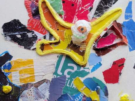 L'antre de l'éléphant - Atelier collages