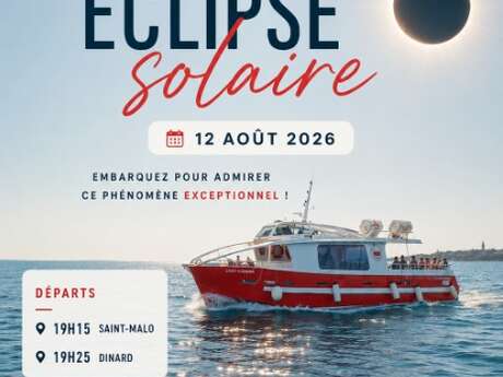 Promenade en mer pour admirer l'éclipse solaire avec Bateaux Rouges