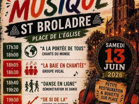 Fête de la musique à Saint-Broladre