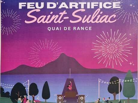 Feu d'artifice et bal populaire