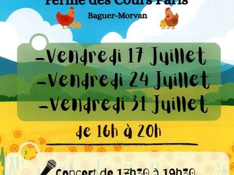 Marché festif à la ferme