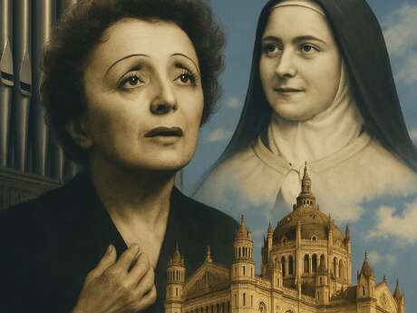 Edith Piaf et Ste-Thérèse de Lisieux