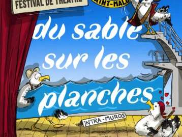 Du sable sur les planches