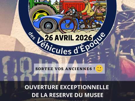 Journée Nationale des Véhicules d'Époque : Ouverture exceptionnelle de la réserve du Musée